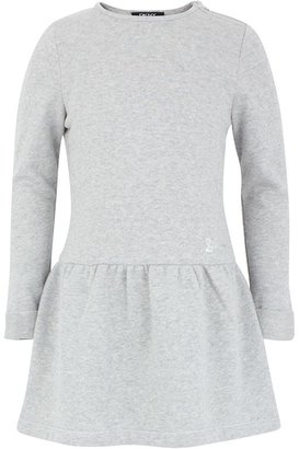 DKNY Grey Jersey Sweat Dress