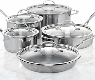 Calphalon Tri-Ply Stainless Steel 10-Pc. Cookware Set