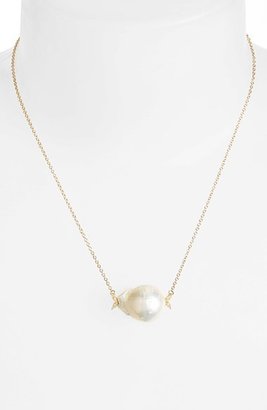 Mizuki 'Sea of Beauty' Pearl & Diamond Pendant Necklace