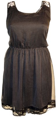 Galliano Black Synthetic Dress