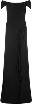 Jacques Vert Lorcan Mullany Black Waterfall Gown