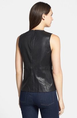 Eileen Fisher The Fisher Project Sleeveless Leather Top