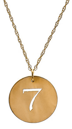 West Avenue Jewelry Lucky Number Necklace
