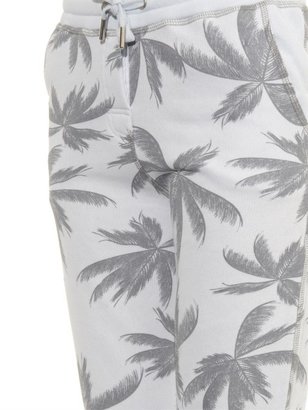 Zoe Karssen Palm-tree print fleece track pants
