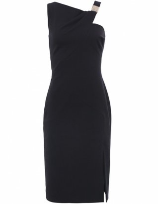 Versace Asymmetric Slit Dress