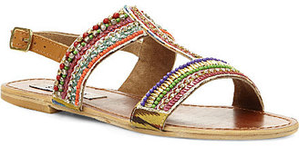 Steve Madden Gildedd embellished T-bar sandals