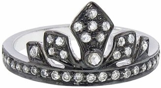Sethi Couture Tiara Ring - Black Rhodium over Gold
