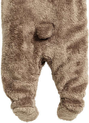 H&M Pile Snuggle Suit - Light taupe - Kids