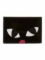 Lulu Guinness Black cat card holder