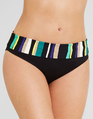 Figleaves swimwear Sorrento Stripe Fold Bikini Brief