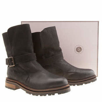 Hudson H By womens  h by black tatham buckle boots