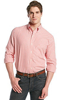 Izod Men's Big & Tall 'Tattersall' Buttondown Shirt