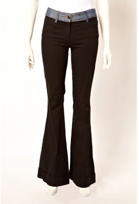 D&G 1024 D & G Cotton Flared Trousers