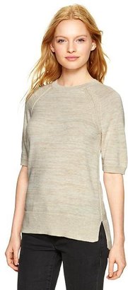 Gap Marled elbow-sleeve sweater
