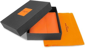 Giorgio Fedon Classica - Women's Orange Calfskin Flap Wallet