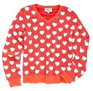 Wildfox Couture 'Little Hearts' Sweater (Little Girls)