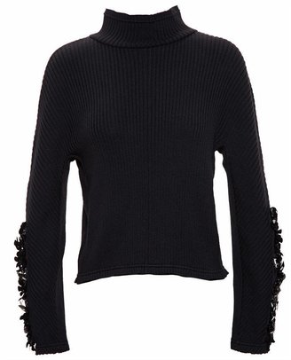Marni Open Back Jumper with Embellished Cuffs