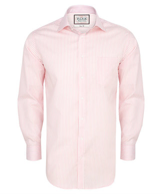 Thomas Pink Brookland Stripe Classic Fit Button Cuff Shirt
