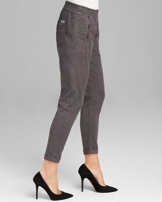 7 For All Mankind Pants - Drapey Twill Soft in Grey Enzyme