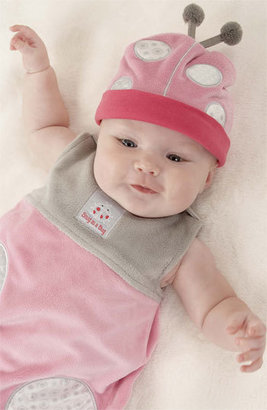 Baby Aspen Infant Girl's 'Snug as a Bug' Wearable Blanket & Hat - Pink