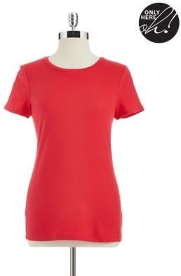 Lord & Taylor Scoop Neck Tee