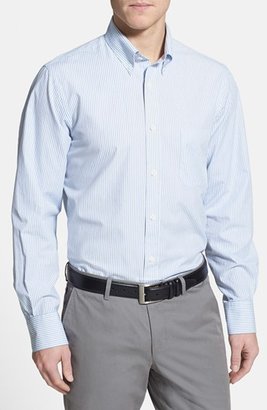 Nordstrom Regular Fit Stripe Sport Shirt (Big)