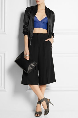 Alexander Wang T by Leather bra top