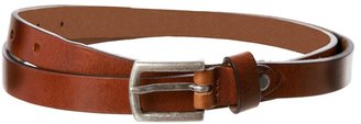 Selected Raw Slim Leather Belt