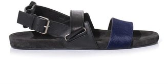 Lanvin Calf-hair and leather sandals