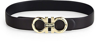 Ferragamo Gancini Large Reversible Leather Belt