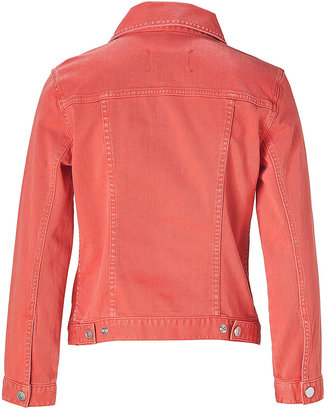 Marc by Marc Jacobs Flamingo Red Cotton Jean Jacket
