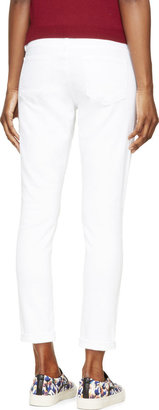 Frame Denim 31529 Frame Denim White Le Garcon Jeans