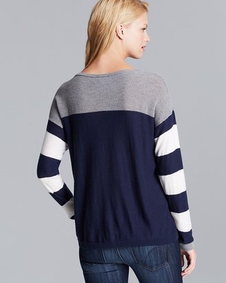 C&C California Sweater - Mesh and Stripe Mix