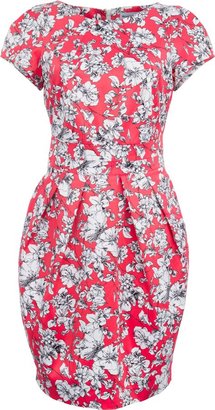 House of Fraser Whistle & Wolf Drawn floral tailored dress
