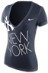 Nike Deep V Dri-Blend 1.4 (MLB Yankees) Women's T-Shirt