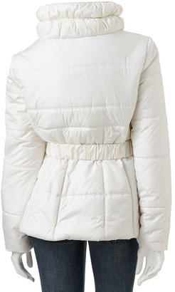 Say What belted puffer coat - juniors