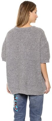 Marc by Marc Jacobs Walley Short Sleeve Sweater