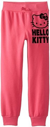 Hello Kitty Big Girls' Fleece Pants with Flocking