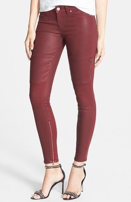 Paige Denim 'Demi' Coated Ultra Skinny Jeans (Shiraz Silk)