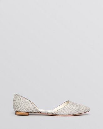 Alice + Olivia Pointed Toe D'Orsay Flats - Hilary Two Piece
