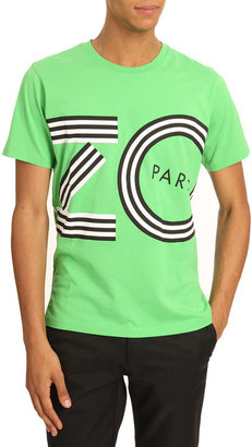 Kenzo Green Print T-Shirt
