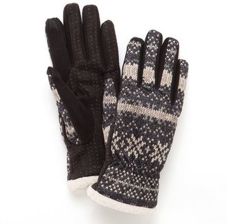 Isotoner smartouch tech fairisle gloves - women