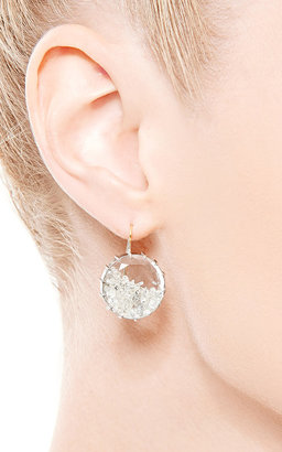 Renee Lewis One of a Kind White Shake Diamond Earrings