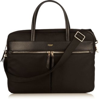 Knomo Hanover 14 slim lightweight briefcase black nylon