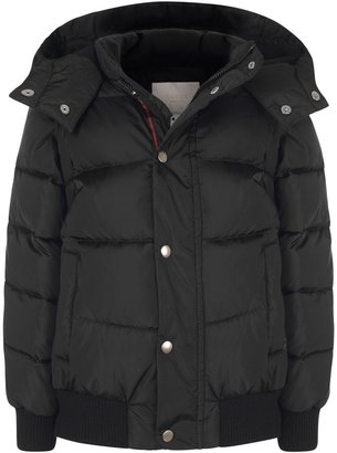 Gucci Black Down Padded Coat With Detachable Hood & Sleeves