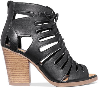 Rampage Venyce Caged Lace Up Sandals
