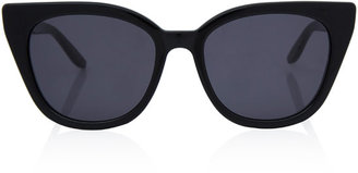Barton Perreira Black Shirelle Cat Eye Sunglasses