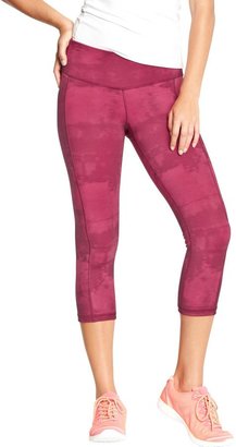Old Navy Women's Active Patterned Compression Capris (20")