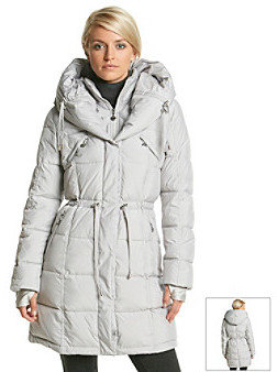 Betsey Johnson Quilted Pillow Collar Coat