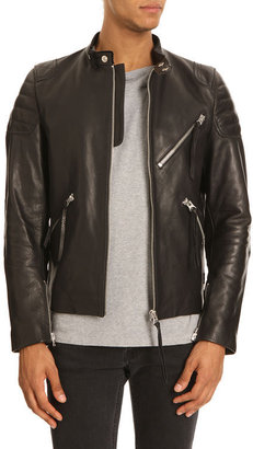 Acne Studios Biker Oliver Black Leather Jacket